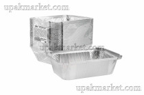 Алюминиевые формы 950мл  прямоугольная 204 х 139/165 х 101 L-край 50шт