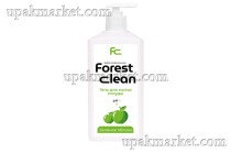 Гель для мытья посуды "Зеленое яблоко" 1л Forest Clean