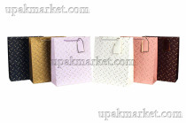 Бум пакеты  26 х 32 х 12 Люкс с Тиснением  (12 шт) 