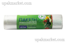 Пакет фасовочный рулон 30х40 Маркет в дом зеленый