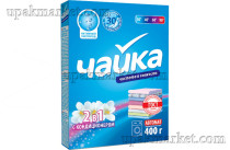 Стиральный порошок ЧАЙКА автомат 400 г 2в1 с кондиционером   