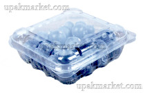 Контейнер прямоуг.с крышкой ПР-РКФ-125 (ПЭТ) 