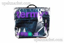 Термопакет Termy STANDART 60х50см Мет/ВПЭ/Мет черная круглая ручка ДНО Терми (30шт)
