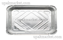 Алюминиевые формы 620мл прямоугольная 219х127/187х95х33мм L-край 50шт