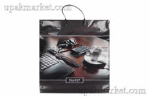 Пакет с пластиковой ручкой 40х44 "Вилсон" супер большой Интерпак