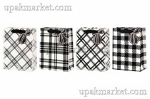 Пакет бумажный подарочный 18х23х10см Люкс