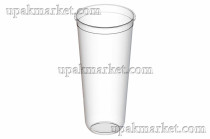 Стакан прозрачный Bubble Cup с U дном 650мл. д.90мм. h179мм (240шт/кор.)
