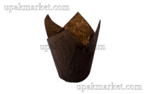 ОСК форма бум Тюльпан 50х80мм коричневая 12уп х 200шт (2400шт)