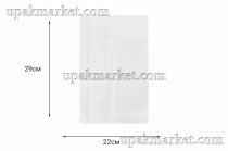 Пакет крафт без ручки б/п 220х120х290 белый 60гр НПФ