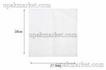 Бумага оберточная 280x275 б/п парафин белая 38гр ТБФ