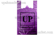 Пакет майка 30х55 "UP Маркет" 11гр фиолетовый Лабрава /20уп х 50шт/ 