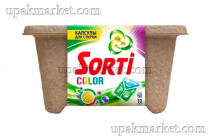 Капсулы для стирки Sorti Color 10 шт в ЭКО упаковке Нэфис