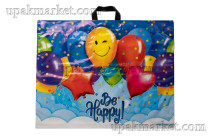 Пакет ПВД 71х51 "Большой праздник" 70мкм Интерпак /8уп х 25шт/