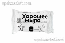 Мыло туалетное "Хорошее мыло" ординарное в индивидуальной упаковке, 100гр  Меридиан ЧЗ