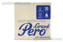 Салфетки 33х33 2-х слойные"Крафт" 20 листов, GrandPero Art Modern
