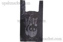 Пакет майка 27х49 "Панда" 5,0гр черный Ростов Д
