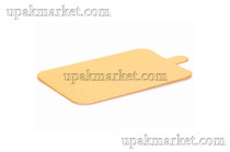 Подложка картонная 0,8мм с держателем 65х100мм золото НЕКО 