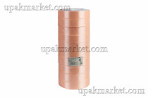 Лента 2 см Атласная Светло персиковая 22 м (10 бабин)