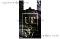 Пакет майка 30х55 "UP Маркет" 11гр черный Лабрава /20уп х 50шт/ 