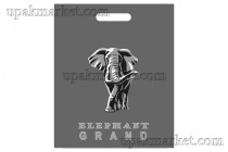 Пакет 50х60 Слон серый МП /12уп х 25шт/