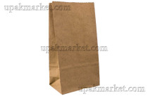 Пакет крафт без ручки б/п 120х80х330 крафт бурый 70г Тек-Пак