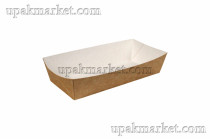 Фастфуд лоток универсальный Мега 165х70х40 крафт