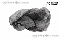 Шапочка-берет нейлоновая сеточка черная AVIORA /10уп х 50шт/ 21 дюйм