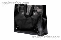 Сумка с ручкой Люкс Черная 42х32х10 большие