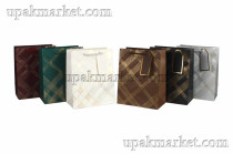 Пакет бумажный 18х23х10 Люкс с Тиснением  (12 шт)