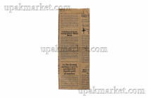 Пакет бумажный пищевой 250х90х40 крафт бурый 40гр ГАЗЕТА НПФ