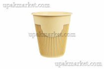 Стакан для горячих напитков 250мл крафт 20уп по 13шт PР (260шт) ВЗЛП