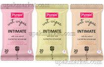 Салфетки влажные 20шт для интимной гигиены женские в ассортименте Бумфа Премиал