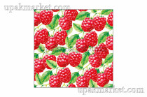 Салфетки 33х33 "Ягода-малина" 3-х сл 20л PERO Prestige