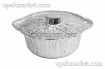 Алюминиевая форма Кастрюля с крышкой Y338 328х115мм 4800мл (50шт)