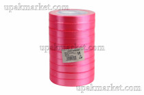 Лента 1,2 см Атласная Ярко розовая 22 м (10 бабин)