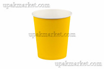 Стакан бумажный 0,180л 73мм ГН Желтый ГринПак/ 20уп х 50шт/ (1000шт)																														