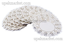 Салфетки ажурные круглые 36см Горница/Авиора /4уп х 250шт/