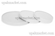 Крышка для супницы 300/400/500 картонная БЕЛАЯ Round Bowl OSQ (OCQ, OCIQ, ОСК, ОЭСКЬЮ, ОСИКЬЮ)