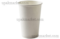 Стакан бумажный 330мл 80мм ГН Белый Экопак /30уп х 40шт/