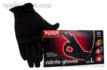 Перчатки нитриловые неопудренные PACLAN  (L) /20х50шт/ (20) ПРЕМИУМ  черные