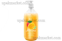 Мыло-крем жидкое Milana Манго и лайм с дозатором, 1л GraSS