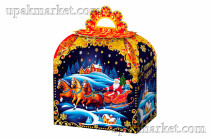 Подарочная упаковка 1000г НГ ЛАРЕЦ с тиснением Символ лошадь