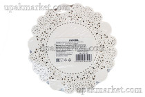 Салфетки ажурные круглые 14см Горница/Авиора /8уп х 250шт/