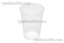 Стакан прозрачный (матовый) Bubble Cup ПП ВЗЛП 375-410 мл.д.90мм.h112мм 12уп. по 25шт.(300шт/кор.) 