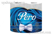Туалетная бумага PERO TALCUM  3-х слойная, по 4 рулона в упаковке