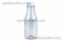 Банка ПЭТ Молоко 0,4мл (100 шт) + белая крышка № 38 (Хорека)