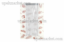 Пакет бумажный пищевой 325х200x65 окно 100 впм белый AVIORA с рисунком Хлеб