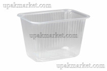 Контейнер прямоугольный/ низкий/ 2л/ 186 х 132 х 120/ 5уп х 100шт/ КСПК