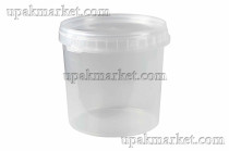 Ведро с крышкой 3,4л прозрачное /182х175/ ВЗЛП (1440шт./паллет.)