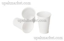 Стакан пластиковый 200мл белый 1,65гр ПП Стандарт Пластик 